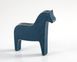 Scandinavian Dala horse wooden decor, navy // Primitive toy // by Atelier Article, Blue