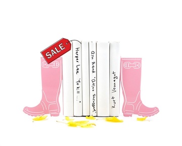Unique Bookends «Boots» by Atelier Article, Pink