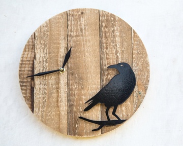 Wall Clock "Raven" by Atelier Article