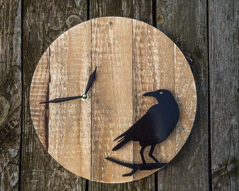 Wall Clock "Raven" by Atelier Article