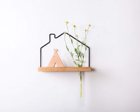 Minimalist scandinavian style VASE "Flower shelf" by Atelier Article, Assorted