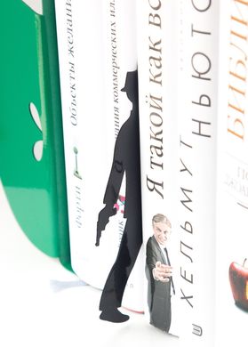 Book Dividers or Stand Up Bookmarks «Clever Detective», Black
