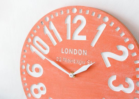 Wall clock "Coral London" by Atelier Article