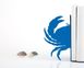 Metal Bookends «Crab» light blue edition by Atelier Article, Blue