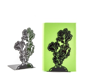 Metal bookends "Beetroot" by Atelier Article, Black