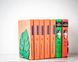 Bookends "Monstera" Botanica series of bookends by Atelier Article, Green
