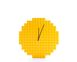 Wall clock "Yellow Pixel" by Atelier Article, Yellow