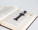 Bust to a Famous Reader // Black metal bookmark //by Atelier Article, Black