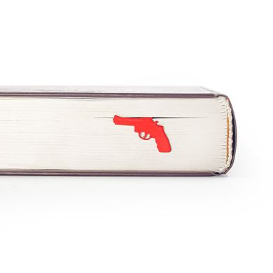 Unique Metal Bookmark "Gun" by Atelier Article, Red
