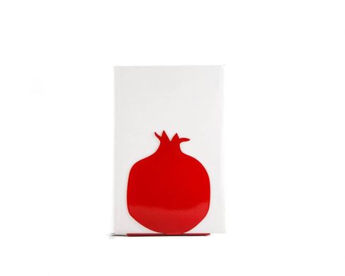 Metal bookend // Pomegranate // by Atelier Article, Red