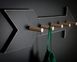 Coat Rack hanger Arrow - birch wood by Atelier Article, Black