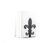 A metal bookend French Lily Black edition by Atelier Article, Black