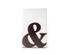 Metal Bookend // -&- // Ampersand // by Atelier Article, Brown